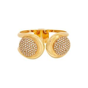 Oscar De La Renta Pave Hinged Bracelet